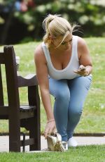 FRANKE ESSEX at a Park in London 05/27/2015