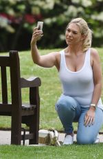 FRANKE ESSEX at a Park in London 05/27/2015