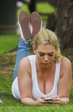 FRANKE ESSEX at a Park in London 05/27/2015