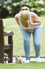 FRANKE ESSEX at a Park in London 05/27/2015