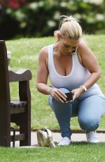 FRANKE ESSEX at a Park in London 05/27/2015