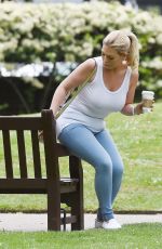 FRANKE ESSEX at a Park in London 05/27/2015