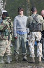 GEMMA ARTERTON on the Set of She Who Brings Gifts in West Midlands 05/31/2015