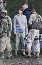 GEMMA ARTERTON on the Set of She Who Brings Gifts in West Midlands 05/31/2015