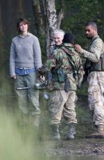 GEMMA ARTERTON on the Set of She Who Brings Gifts in West Midlands 05/31/2015