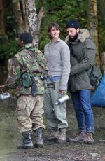 GEMMA ARTERTON on the Set of She Who Brings Gifts in West Midlands 05/31/2015