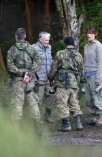 GEMMA ARTERTON on the Set of She Who Brings Gifts in West Midlands 05/31/2015