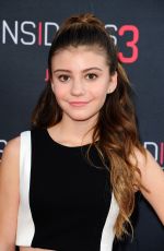 GENEVIEVE HANNELIUS at Insidious Chapter 3 Premiere in Hollywood