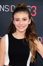 GENEVIEVE HANNELIUS at Insidious Chapter 3 Premiere in Hollywood