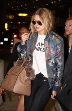 GIGI HADID Arrives at Airport in Toronto 06/20/2015