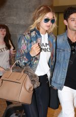 GIGI HADID Arrives at Airport in Toronto 06/20/2015