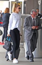 GIGI HADID Arrives at Los Angeles International Airport 06/19/2015