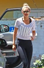 GIGI HADID at a Gas Station in West Hollywood 06/15/2015