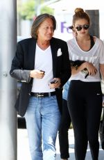 GIGI HADID at Il Pastaio in Beverly Hills 06/15/2015