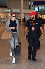 GIGI HADID at Pierre Elliott Trudeau Airport in Montreal 06/05/2015