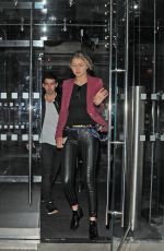GIGI HADID Leaves Her Hotel in London 06/28/2015