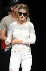 GIGI HADID Leaves Her Hotel in New York 06/11/2015