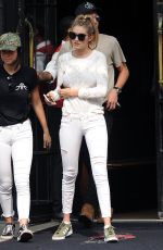 GIGI HADID Leaves Her Hotel in New York 06/11/2015