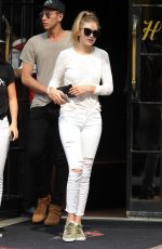 GIGI HADID Leaves Her Hotel in New York 06/11/2015