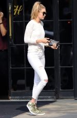 GIGI HADID Leaves Her Hotel in New York 06/11/2015