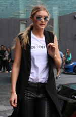 GIGI HADID Leaves Her Hotel in Toronto 06/21/2015