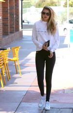 GIGI HADID Out and About in Westwood 06/19/2015