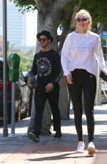 GIGI HADID Out and About in Westwood 06/19/2015