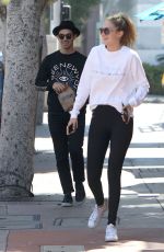 GIGI HADID Out and About in Westwood 06/19/2015