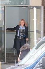 GILLIAN ANDERSON on the Set of The X-Files in Vancouver 06/24/2015