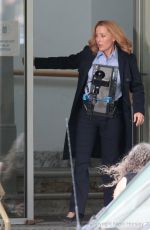 GILLIAN ANDERSON on the Set of The X-Files in Vancouver 06/24/2015