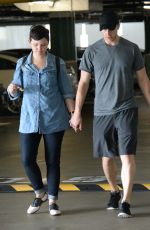GINNIFER GOODWIN and Josh Dallas Out and About in Westwood 06/10/2015