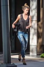 GISELE BUNDCHEN in Ripped Jeans Out in New York 06/24/2015