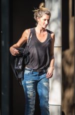 GISELE BUNDCHEN in Ripped Jeans Out in New York 06/24/2015