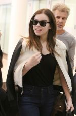 HAILEE STEINFELD at Pearson Airport in Toronto 06/20/2015