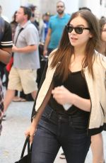 HAILEE STEINFELD at Pearson Airport in Toronto 06/20/2015