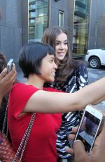 HAILEE STEINFELD Leaves Her Hotel in Toronto 06/21/2015