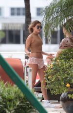 HAILEY BALDWIN in SHorts Outside Her Hotel in Miami 06/14/2015