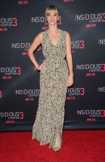 HEATHER MORRIS at Insidous Chapetr 3 Premiere in Hollywood