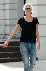 HEIDI KLUM Out and About in New York 06/09/2015