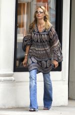 HEIDI KLUM Out Shopping on Madison Avenue in New York 06/29/2015