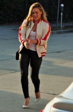 HILARY DUFF at a Studio Session for Fans in Hollywood 06/11/2015