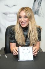 HILARY DUFF at Breathe In, Breathe Out CD Signing Event in New York