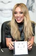 HILARY DUFF at Breathe In, Breathe Out CD Signing Event in New York