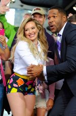 HILARY DUFF at Good Morning America in New York 06/16/2015