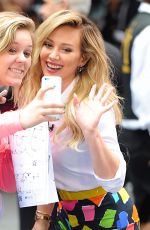 HILARY DUFF at Good Morning America in New York 06/16/2015