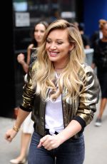 HILARY DUFF at Good Morning America in New York 06/16/2015