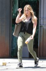 HILARY DUFF Heading to a Dance Studio in Hollywood 06/08/2015