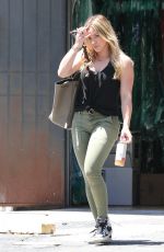 HILARY DUFF Heading to a Dance Studio in Hollywood 06/08/2015