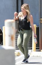 HILARY DUFF Heading to a Dance Studio in Hollywood 06/08/2015