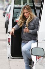 HILARY DUFF in Jeans Out in Los Angeles 06/12/2015